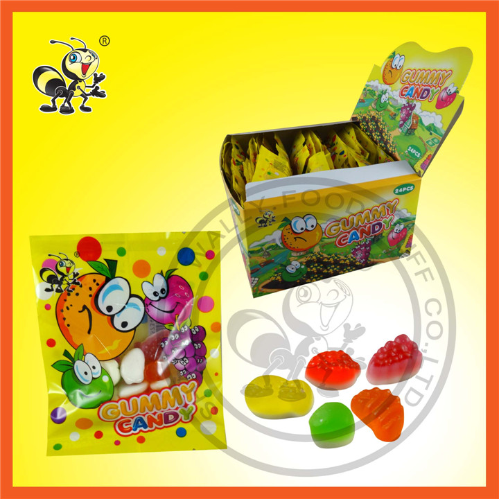 Fruit Shape Fruit Flavor Gummy Candy