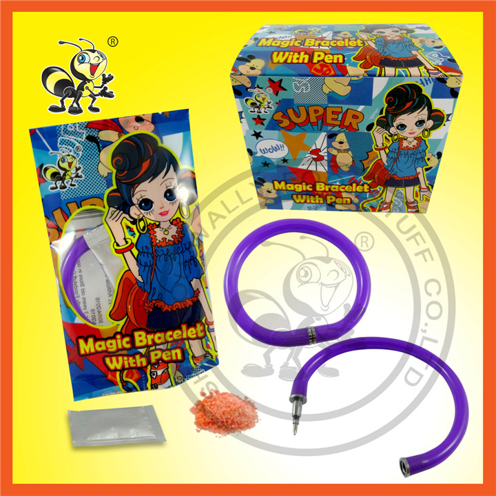 Magic Bracelet With Pen And Popping Candy Surprise Candy