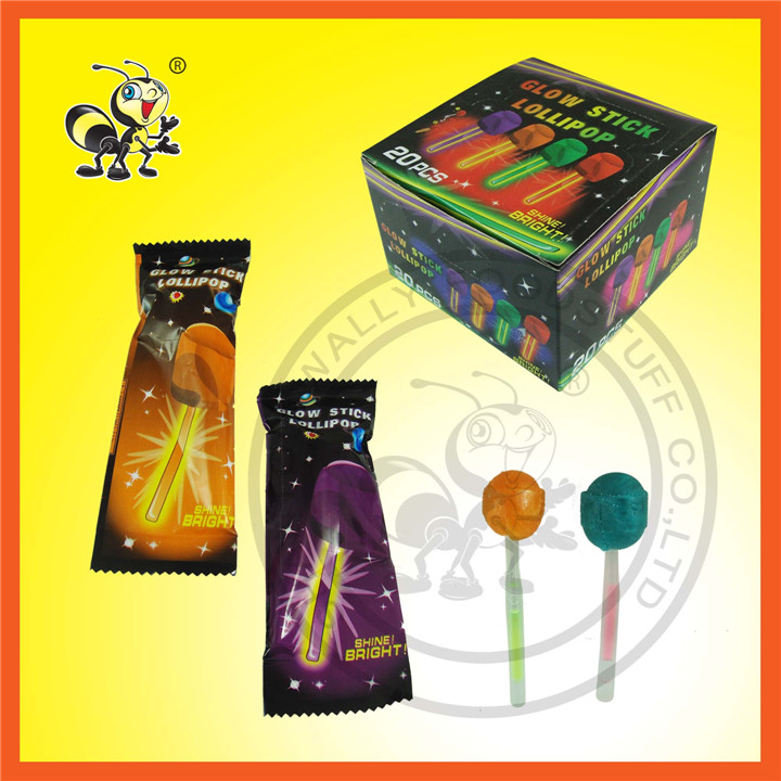 Different Flavour  Color Glow Stick Lollipop