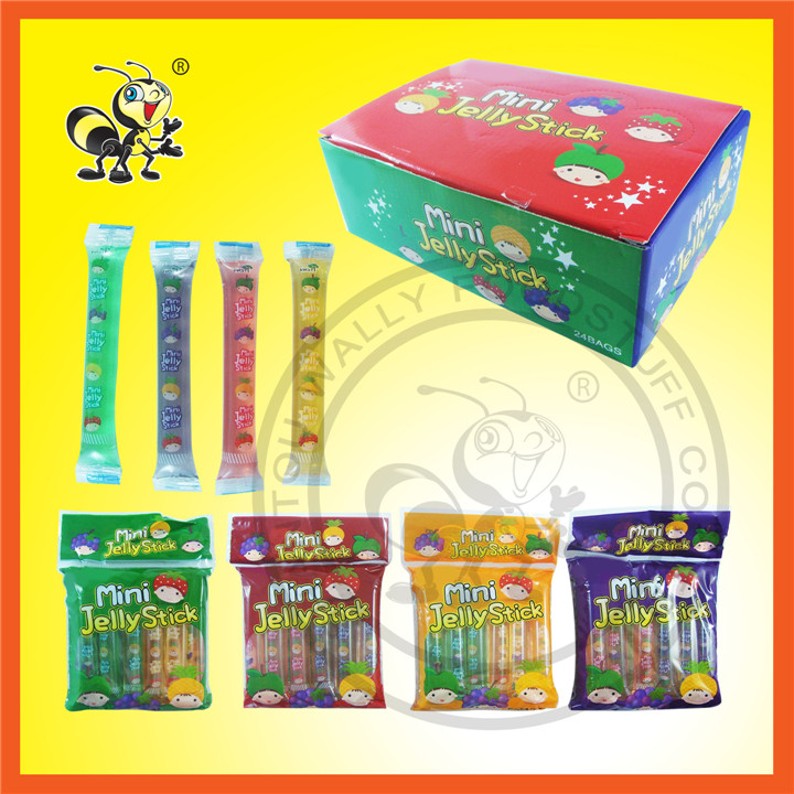 Box Packed Mini Jelly Stick Jelly Candy